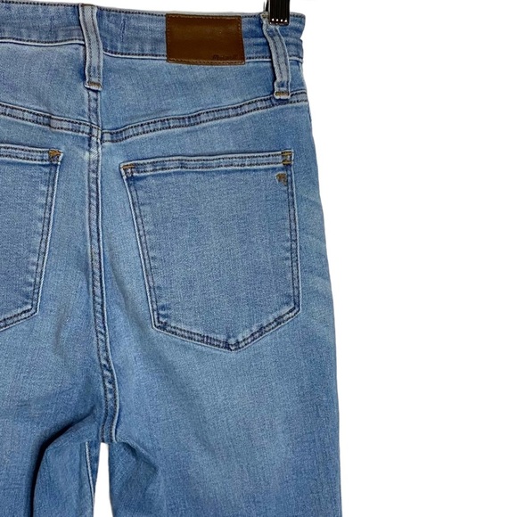 Madewell Curvy Roadtripper High Rise Skinny Leg Jeans Fading Whiskering 25 - Picture 11 of 16